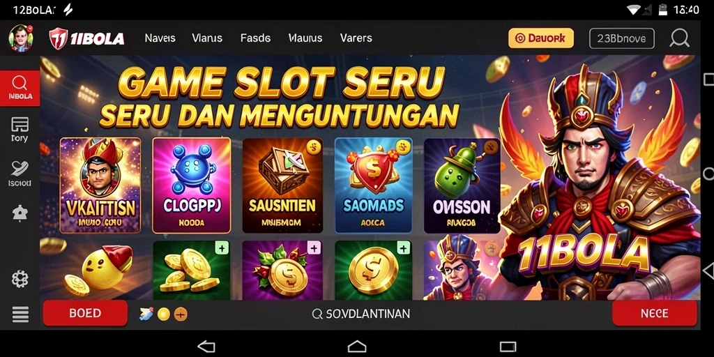 Screenshot gameplay 11BOLA menampilkan pengalaman slot yang mengasyikan.