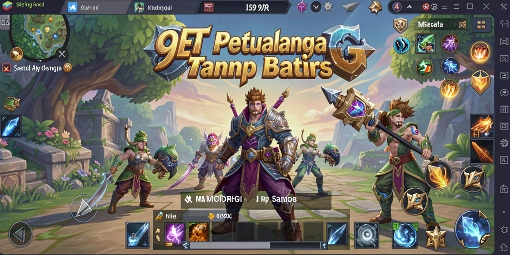 Gameplay 9ET yang menakjubkan dalam dunia MMORPG.