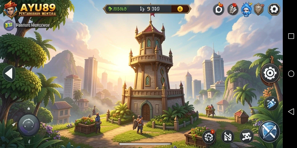 Tampilan gameplay AYU89 yang seru dan menantang.
