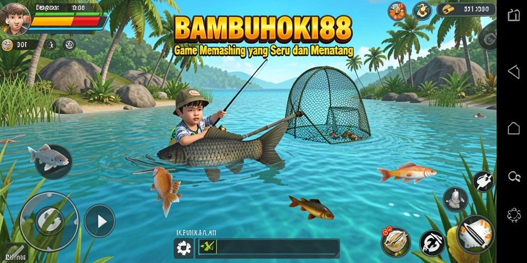 Tangkapan ikan yang realistis dan grafis menawan di BAMBUHOKI88.