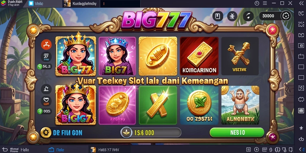 Screenshot utama BIG777 menampilkan gameplay Slot yang menarik.