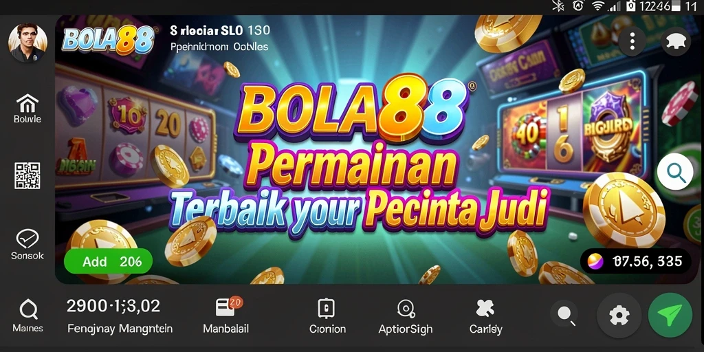 Tampilan menarik dari permainan Slot BOLA88 dengan grafis yang menawan.