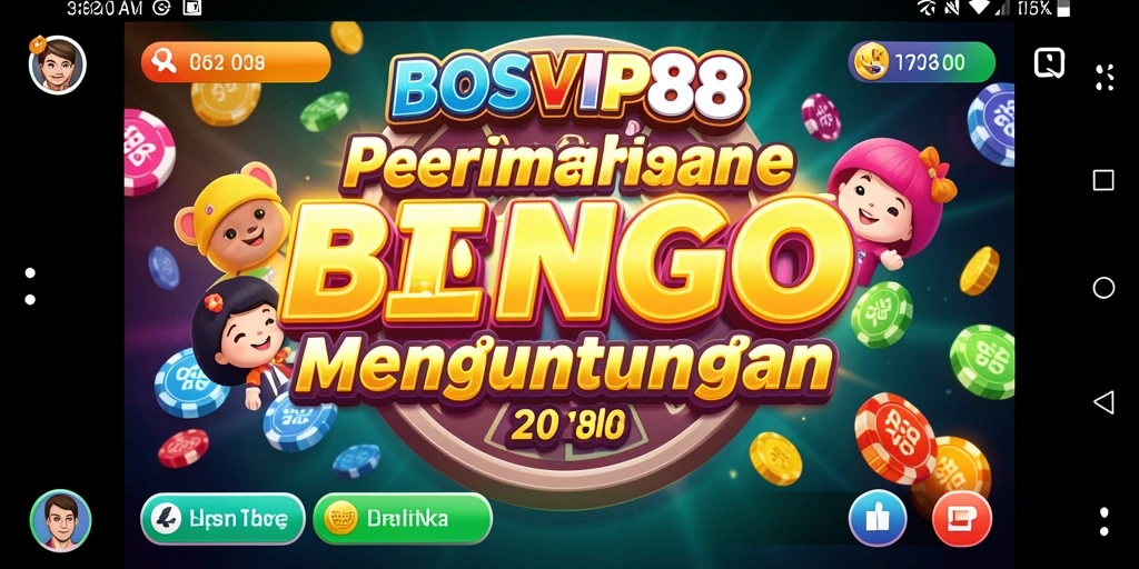 Tangkapan layar dari gameplay Bingo yang seru di BOSVIP88.