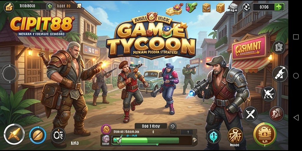 Gameplay menarik dari CIPIT88 yang menunjukkan manajemen bisnis.