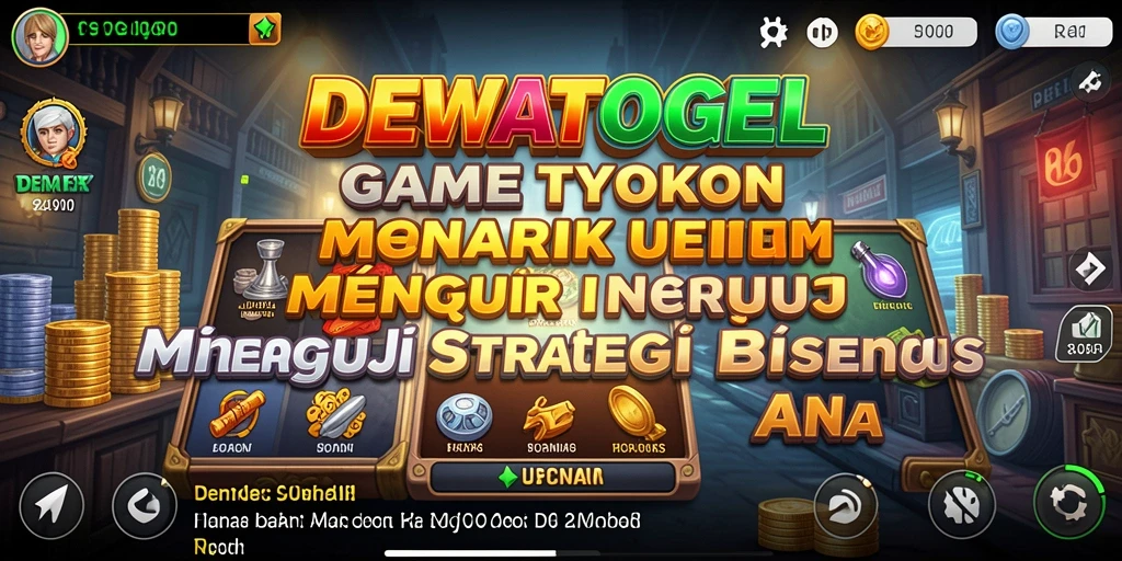 Tampilan gameplay DEWATOGEL yang seru dan dinamis.