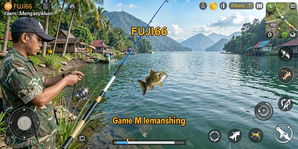 Gameplay FUJI66 yang menarik dengan pengalaman memancing yang realistis.