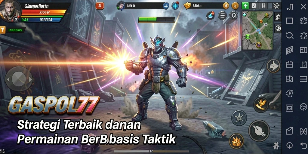 Tangkapan layar GASPOL77 menunjukkan aksi strategi yang intens dan menarik.