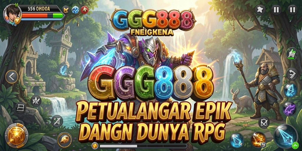 Gameplay menakjubkan dalam GGG888 dengan petualangan RPG yang mendebarkan.