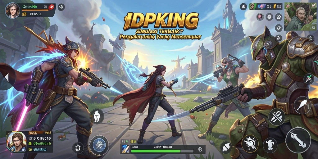 Tangkapan layar gameplay IDPKING menunjukkan pengalaman simulasi yang menarik.