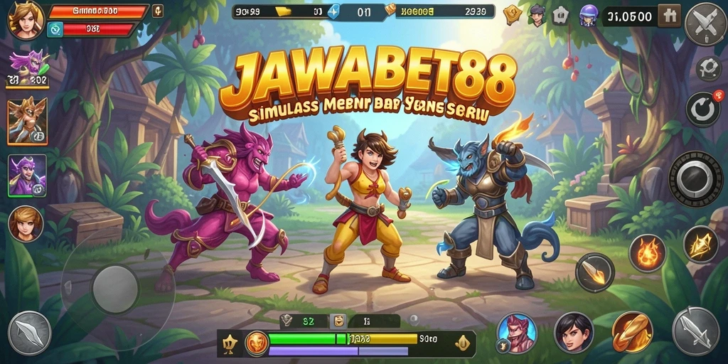 Screenshot gameplay JAWABET88 yang menampilkan suasana simulasi yang seru.