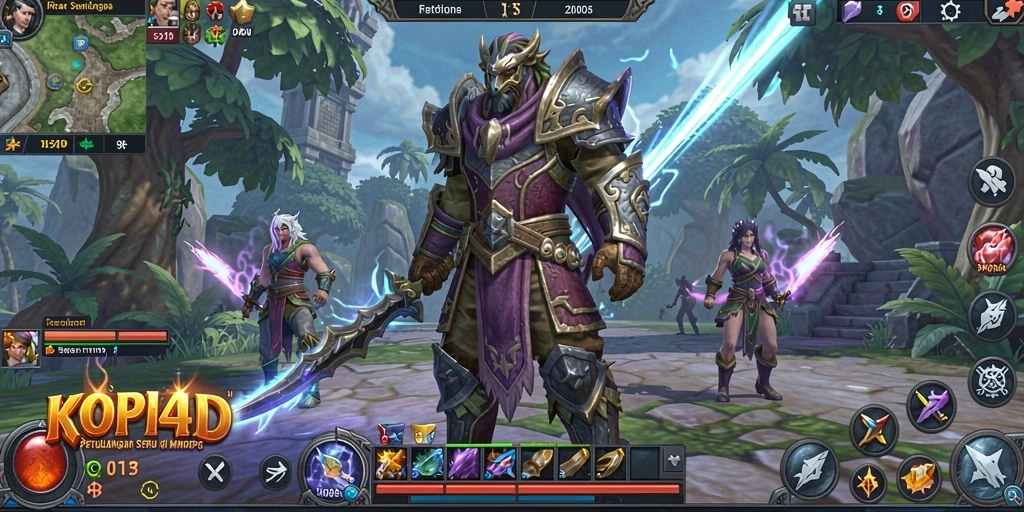 Tampilan gameplay KOPI4D yang menarik dan penuh aksi.