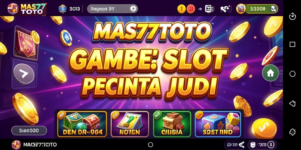 Screenshot gameplay MAS77TOTO menampilkan pengalaman Slot yang mengasyikkan.