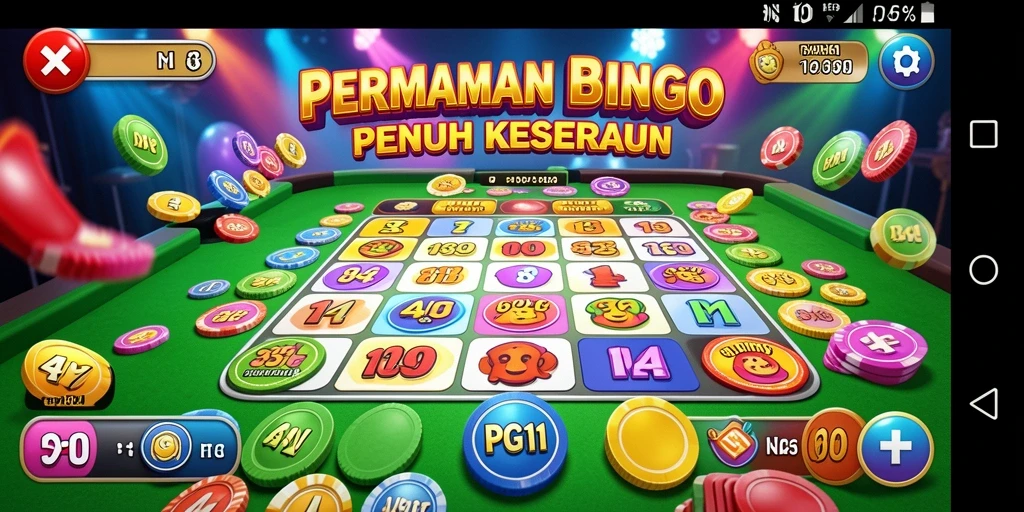 Tampilan gameplay Bingo seru dari PG11 dengan interaksi pemain.