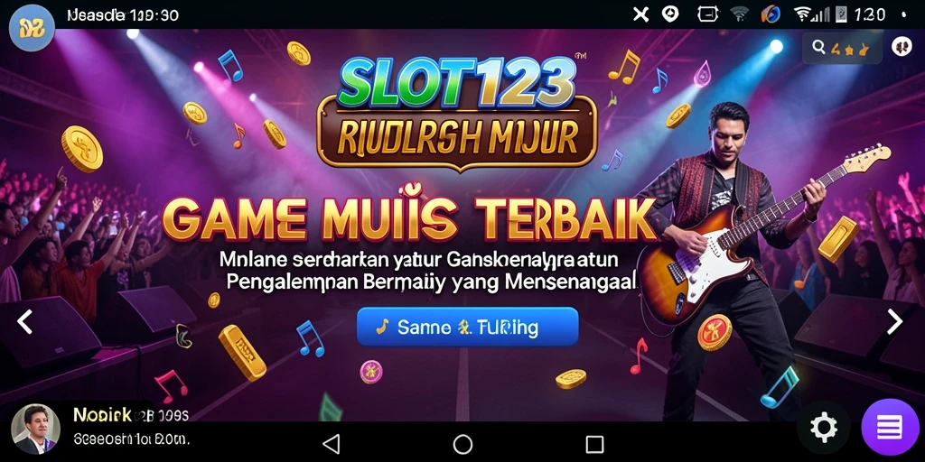 Tampilan gameplay SLOT123 yang seru dan penuh warna.