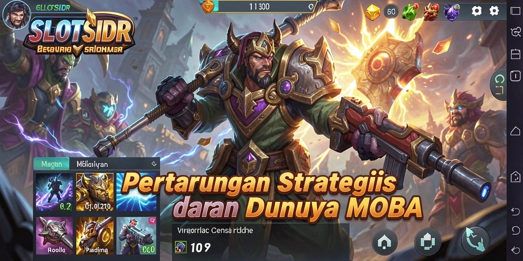 Tangkapan layar gameplay SLOTSIDR yang menunjukkan aksi seru di medan perang.