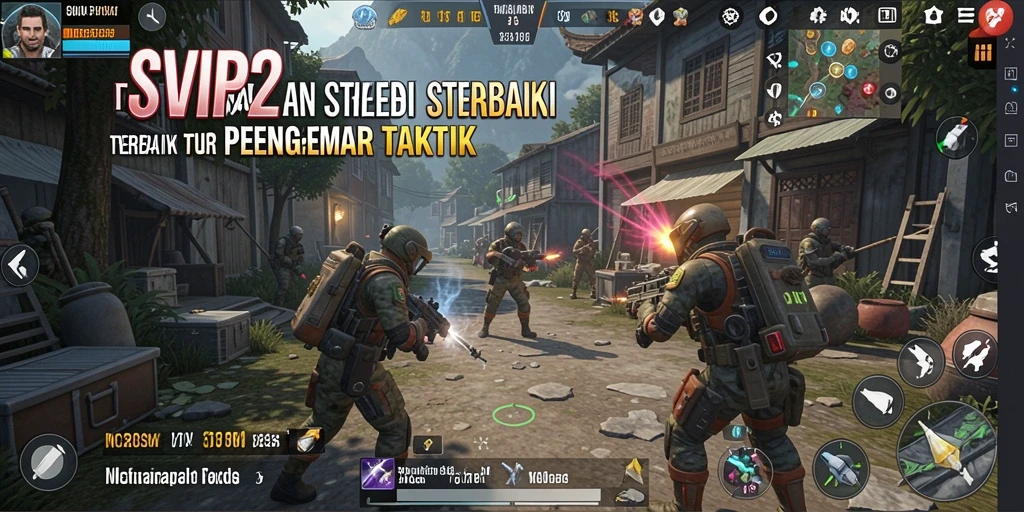 Tampilan gameplay menarik dengan aksi strategi yang seru.