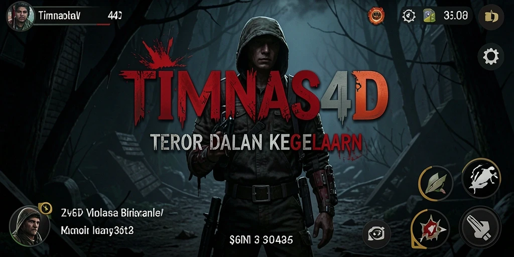 Gameplay menegangkan di TIMNAS4D saat menjelajahi kegelapan.