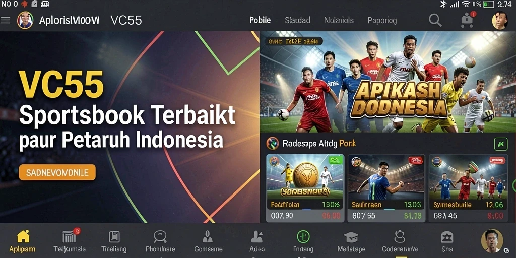 Tangkapan layar gameplay Sportsbook VC55 yang menegangkan.